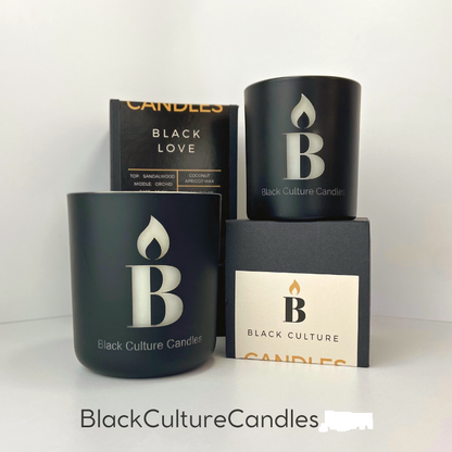 13oz Black Love Candle